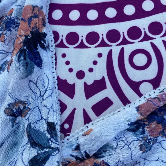 NWOT Abercrombie & Fitch Floral Halter Drape Top - Picture 7 of 7